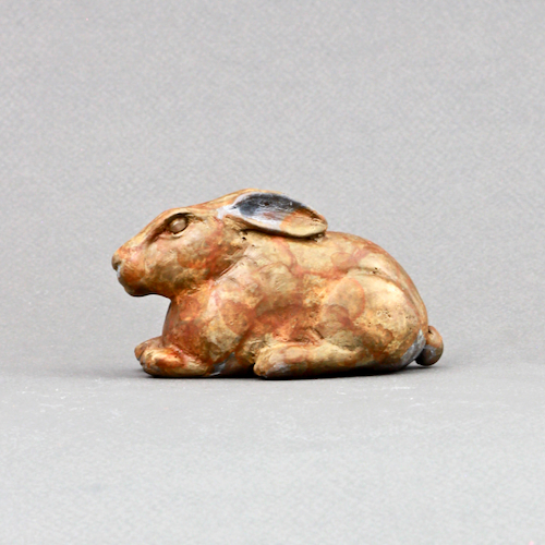 FL152 Rabbit Bronze 4x2x2 $375 at Hunter Wolff Gallery